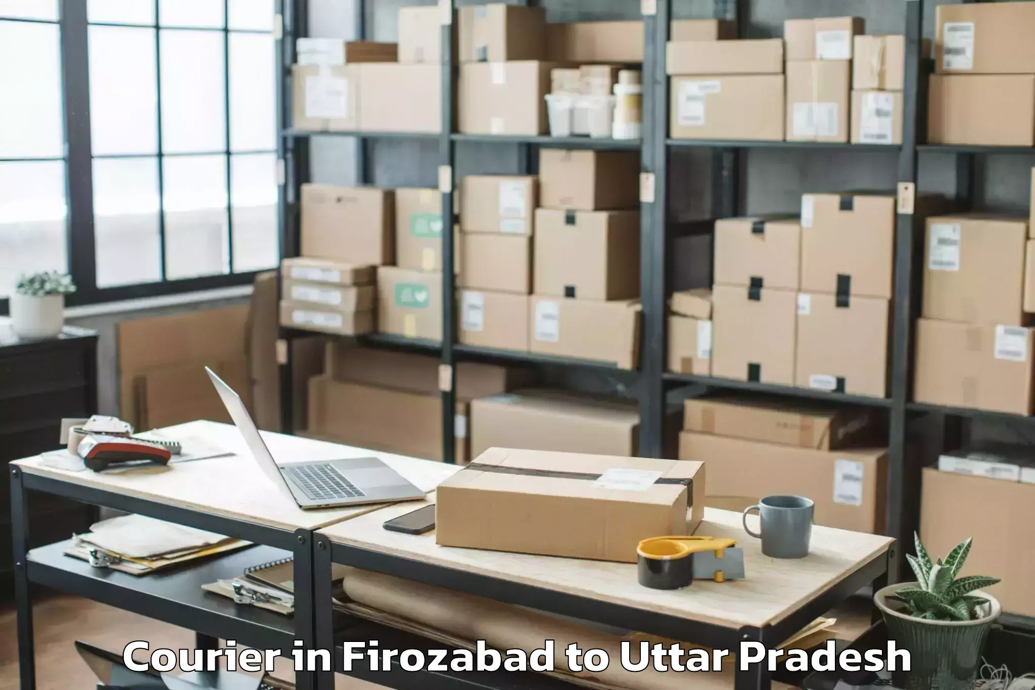 Book Firozabad to Bairia Courier Online